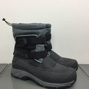 Men's Lands End Rubber Snow Winter Boots Size 12D